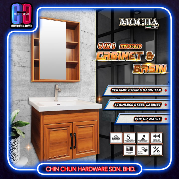 MOCHA 5 in 1 / 6 in 1 Basin Cabinet | MBF35080 MMC513-AL MBF65085