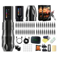 T-Rex Professional Wireless Tattoo Pen Machine Kit Powerful Cartridge machine 2400mAh Battery Beginners Roatry For Body Artist Stickers