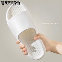 WTEMPO Thick Platform Bathroom Home Slipper Women Men Fashion Soft EVA Indoor Slides Woman Sandal Summer Non-slip Flip Flops