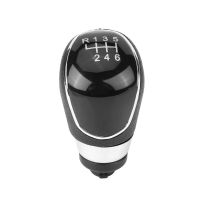 รถ 6 Speed ​​Shift Knob Gear Stick Shift สำหรับ Ford Focus MK3 Black