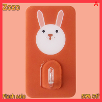 Zozo ✨Ready Stock✨ ตะขอผนังน่ารักฟรีเจาะไม่มีรอยต่อตะขอกาวแขวนผนังห้องครัว