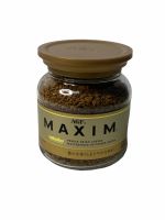 MAXIM กาแฟบด FREEZE DRIED COFFEE 80g GOLD รุ่นขวด,สีทอง สินค้านำเข้าจากญี่ปุ่น 1 ขวด/บรรจุ 80g ราคาพิเศษ สินค้าพร้อมส่ง