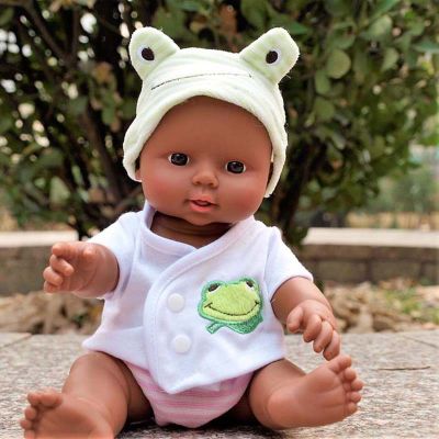 PUXIDA 30CM Hight Simulation Rebirth Dolls Soft Rubber Baby Early Education Parent-child Childrens Toys Compliance EU Standards