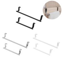 【YF】 Towel Rack Over Door Bar Hanging Holder Home Organizer Free Punching Bathroom Kitchen Cabinet