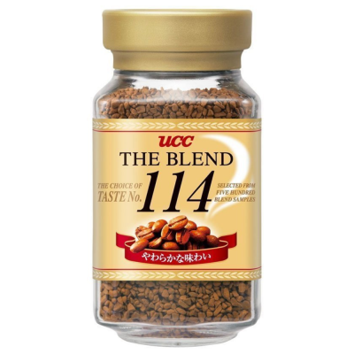 กาแฟ UCC 114 The blend ขนาด 90 กรัม กาแฟสำเร็จรูป รสชาติเข้มข้น สินค้านำเข้า Made in Japan