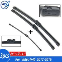 4A 4A Wiper Front Rear Wiper Blades Set For Volvo V40 2012- 2016 Windshield Windscreen Front Rear Window 26"+19"+11"