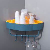 Free Punch Corner Shelf Shampoo Shelf Holder Shower Storage Shelve Kitchen Spice Rack Bathroom Organizer Washroom Gadgets