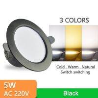 【❉HOT SALE❉】 SDFW3242 ไฟดาวน์ไลท์ Led ดาวน์ไลท์เพดาน Led ดาวน์ไลท์3W 5W บางพิเศษ6สี Ac220v Led กลม240V สปอตไลต์