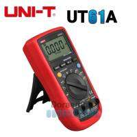 UNI-T UT61A มัลติมิเตอร์แบบดิจิตอลอเนกประสงค์ (AC-750V DC-1000V) (AC DC-10A) / 40MΩ / 4000μF / 10MHz / EF / Triode แรงดัน, กระแส, ความต้านทาน, ความจุ