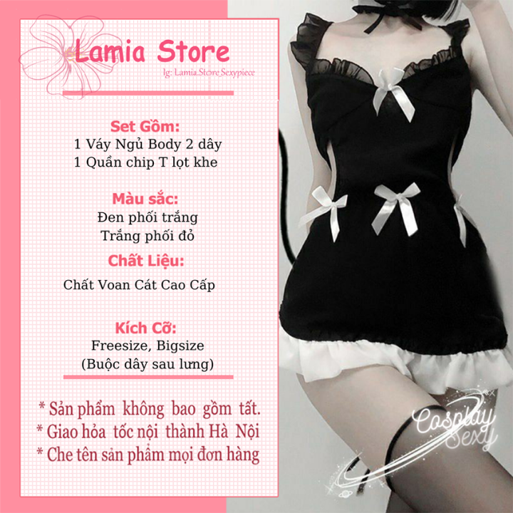 Đầm Ngủ Sexy Cosplay Y Tá Anime Set đồ Ngủ Nữ Cosplay y Tá Nurse Outfit - Lamia Store - YTAN187 Đầm Ngủ Sexy Cosplay Y Tá Anime Set đồ Ngủ Nữ Cosplay y Tá Nurse Outfit - Lamia Store - YTAN187