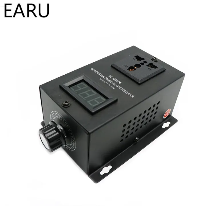 AC0220V 10000W SCR Silicon Electronic Voltage Regulator Temperature