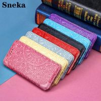 3d Embossed Case for Samsung Galaxy S23 S22 Ultra S21FE Note 20 10 Plus Luxury Leather Stand Wallet Magnetic Flip Protect Cover