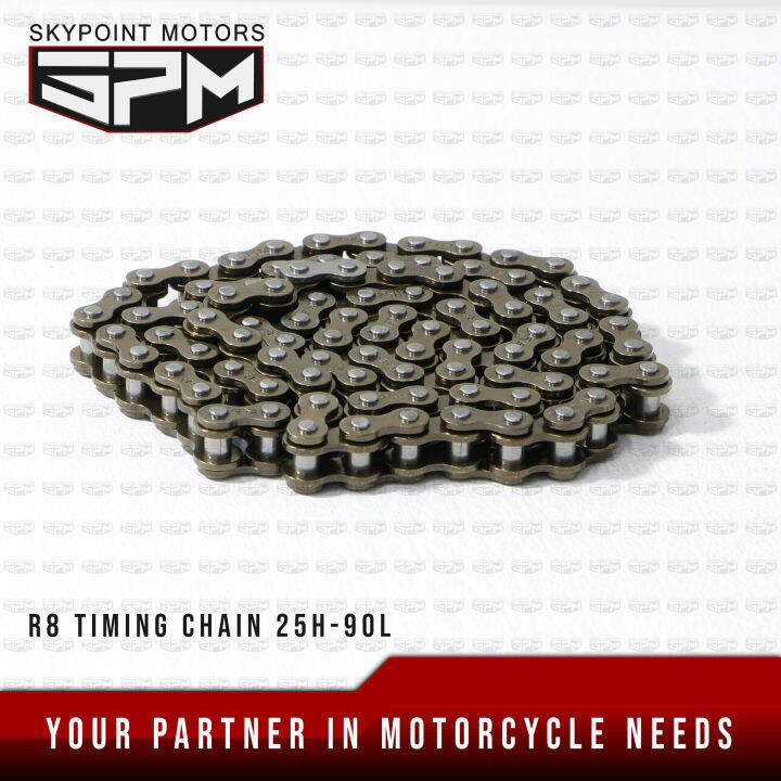 R8 MOTORCYCLE TIMING CHAIN 25H90L / ROUSER 135 / CT150 / SUPREMO 150