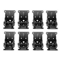 8Pcs Collapsible Support Frame Self-Locking Hinge Table Leg Fittings and Gussets
