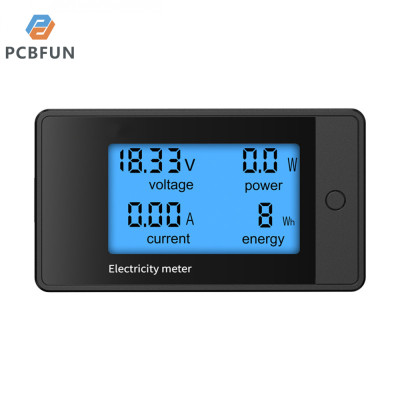 pcbfun 9050-4D DC8-100V 20A 50A 100A 200A 4 In 1 LCD DC ไฟแสดงผลแบบดิจิตอลเมตรแอมป์มิเตอร์วัดแรงดันไฟฟ้า Power Tester มิเตอร์ดิจิตัลพร้อม Shunt