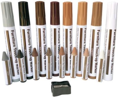 Furniture Touch Up Kit Set Markers Filler Sticks Wood Scratches Restore Scratch Patch Timber Paint Pen Wood Composite Repair Kit Paint Tools Accessori