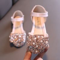 【hot】✹☊  Sandals Shoes Sequin Bow Kids Shoe Childrens Wedding