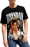 Brendan Fraser T-Shirt Mens Short Sleeve Graphic 3D Printed Gym Workout Casual Tees Fashion Shirts Crew Neck Top