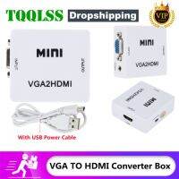 [LUNA electronic accessories] ตัวแปลงมินิ VGA เป็น HDMI-Compatible VGA2HDMI กล่องวิดีโออะแดปเตอร์เสียง1080P สำหรับโน้ตบุ๊คพีซี HDTV TV โปรเจ็คเตอร์