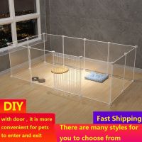 Cat Cage Large Indoor DIY Design Home Small Animal House Detachable Playpen Dog Pen Rabbit Pen Small Playpen