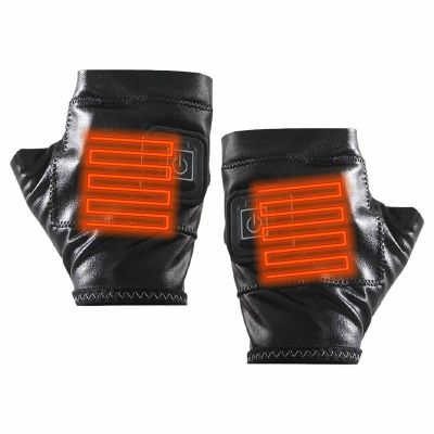 【CW】 Heating Gloves Rechargeable Electric Battery Windproof Camping Heated With 3 Levels 2000mAh
