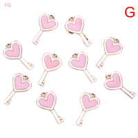 ?【Lowest price】FG จี้รูปดาวจรวดเคลือบอัลลอย10ชิ้น เซ็ตเครื่องประดับงานฝีมือแบบทำมือ