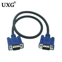 30cm 50cm VGA Cable Male To MaleBraided Shielding High Premium HDTV VGA Computer Tv Display Signal Short Cable 0.3m/0.5m/1.5m Wires  Leads Adapters