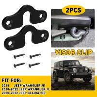 【LZ】 2pcs Car Sun Visor Clips Bracket Holder For Jeep JK 2018 JL 2018-2022 Gladiator 2020-2022