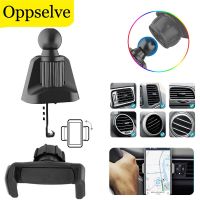 Car Phone Holder Set 17mm Ball Head Ventilation Clip Air Vent Stand Universal 360 Degree Rotating Bracket For 14 13 Samsung S21 Car Mounts