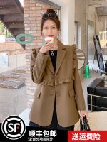 Uniqlo 2023 New Fashion version blazer for women spring and autumn 2023 new fashion style age-reducing high-end design niche chic top ins