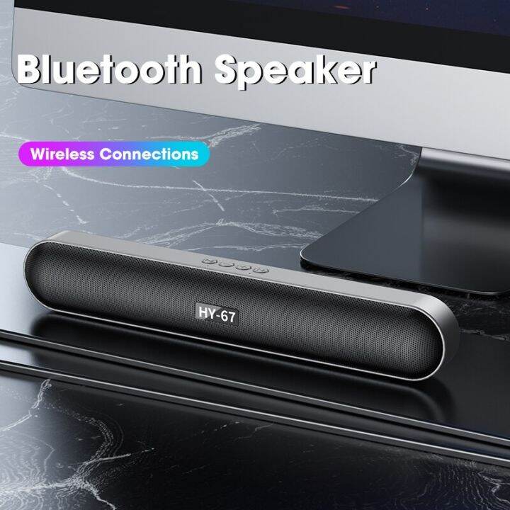 Stereo Sound Bar Bluetooth Computer Speakers Laptop PC Full Range