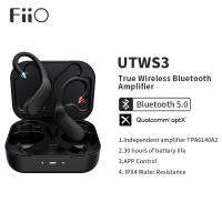 FiiO UTWS3 Bluetooth V5.0 aptXTWS + Earbuds Hook MMCX0.78mm Connector with Mic Support30 Hours Playback and APP Control