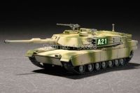 ทรัมเป็ต07279 1/72 M1A2ชุดหุ่นประกอบ Abrams MBT แบบจำลองย่อขนาดโมเดลยานพาหนะปริศนา3มิติ