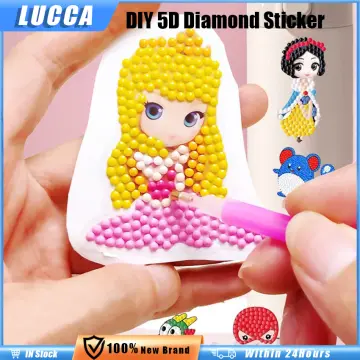 Diamond Painting Kits for Kids, 5d Art Stickers Accessories Mini