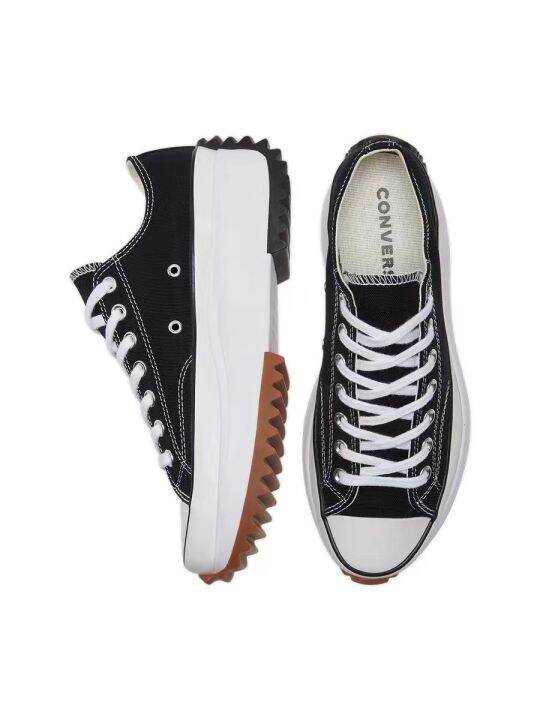 CONVERE Convers Official Run Star Hike Contrast Color Platform Canvas ...