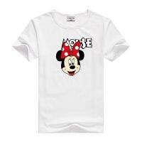 Summer Mickey Cartoon Boys Girls Short-Sleeved T-Shirt Kids Clothing Tops