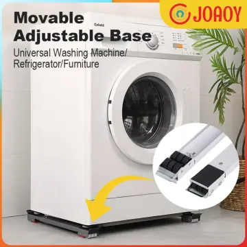 2pcs Mobile Washing Machine Base Adjustable Extendable Appliance Roller  Multifunctional Anti-slip Home Furniture Moving Roller