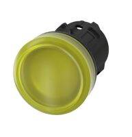 SIEMENS 3SU1001-6AA30-0AA0 INDICATOR LIGHTS, 22 MM, ROUND, PLASTIC, YELLOW, LENS, SMOOTH (มีของพร้อมส่ง) (ออกใบกำกับภาษีได้)