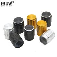 10PCS 13x17mm 15x17mm potentiometer 13x17 15x17 knob rotation switch volume control knob black silvery aluminum alloy WH148