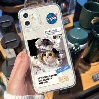 For IPhone 14 Pro Max IPhone Case Thickened TPU Soft Case Clear Case Shockproof Space Cat Compatible with For 13 Pro Max