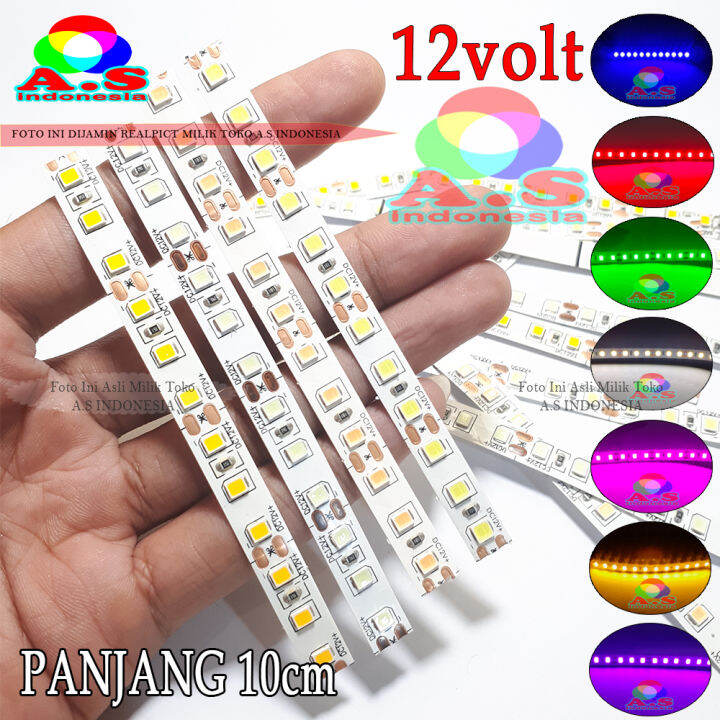 Lampu LED MENTAHAN Untuk Merakit Variasi Strobo Rem Running 10CM 12Volt ...