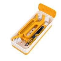 Hand Held Groove Spacetile Joint Scrub Brush Kit Deep Detail Clean For Window Doors Track Spacecleaning Tools