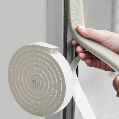 【LZ】 4M Window Sealing Strip Door Seam Sound Insulation Dust Proof Windproof Self-Adhesive Seal Strip For Doors And Sponge Bar