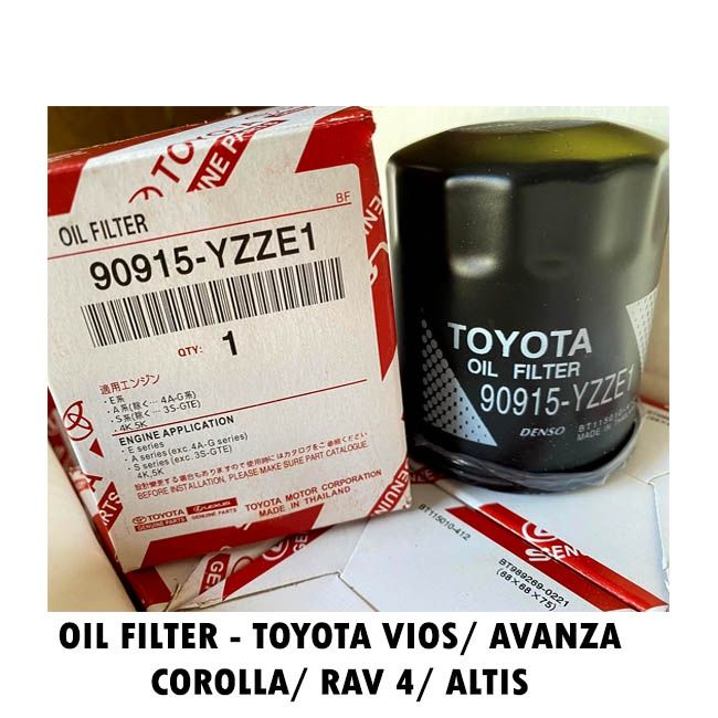 Genuine Quality Toyota 90915-YZZE1 Oil Filter Corolla For Vios Altis ...