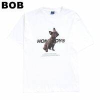 BoB-HOMEBOY เสื้อยืดผู้ชายลาย FRENCHBULLDOGunisex SMLXL2XL3XL polo