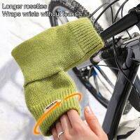 Knitted Cycling Gloves Bike Handlebar Mittens Mountain Bicycle Handlebar Muffs Cycling Scooter Anti-Cold Hand Protector Gloves