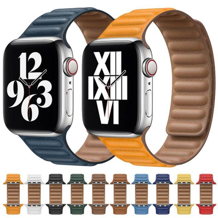 ปี2022ใหม่41มิลลิเมตร45มิลลิเมตรสายรัดซิลิโคนสำหรับ-apple-watch-band-44มิลลิเมตร40มิลลิเมตร38มิลลิเมตร42มิลลิเมตร-i-watch-band-สร้อยข้อมือห่วงแม่เหล็ก-a-apple-watch-7-5-4-3-se-6