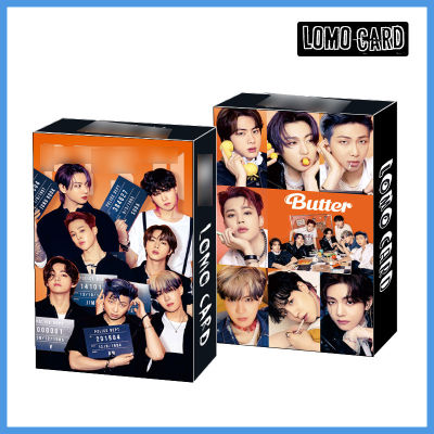 การ์ดโลโม่ โฟโต้การ์ด BTS Butter:Permission To Dance, Butter ver Orange Peaches,ขนาดรูป 8.5×5.5 ซม. 30ชิ้น/กล่อง lomo card อัลบั้ม โลโม่การ์ด Jungkook | Jimin |V | Jin | J-Hope | Suga