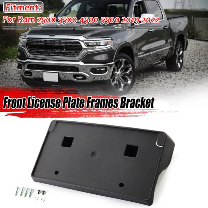 Front License Plate Bracket Holder 68362197aa Compatible For 2019-2022 ...