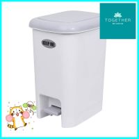 ถังขยะเหยียบเหลี่ยม JCP 5668 6 ลิตร สีขาว/เทาSQUARE PEDAL DUSTBIN JCP 5668 6L WHITE/GREY **ราคารวม Vat แล้วค่ะ ไม่มีบวกเพิ่ม**